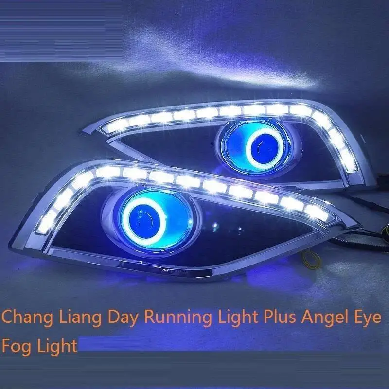 Drl Assessoires сборка Cob внешний Luces Led Para авто освещение фары передние противотуманные фары 12 13 14 для Honda CRV