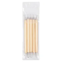 5Pcs Wooden Ball Stylus Dotting Tools Set Embossing Pattern Clay Sculpting Modeling Tools For Manicure Rhinestone Picker Tool 1