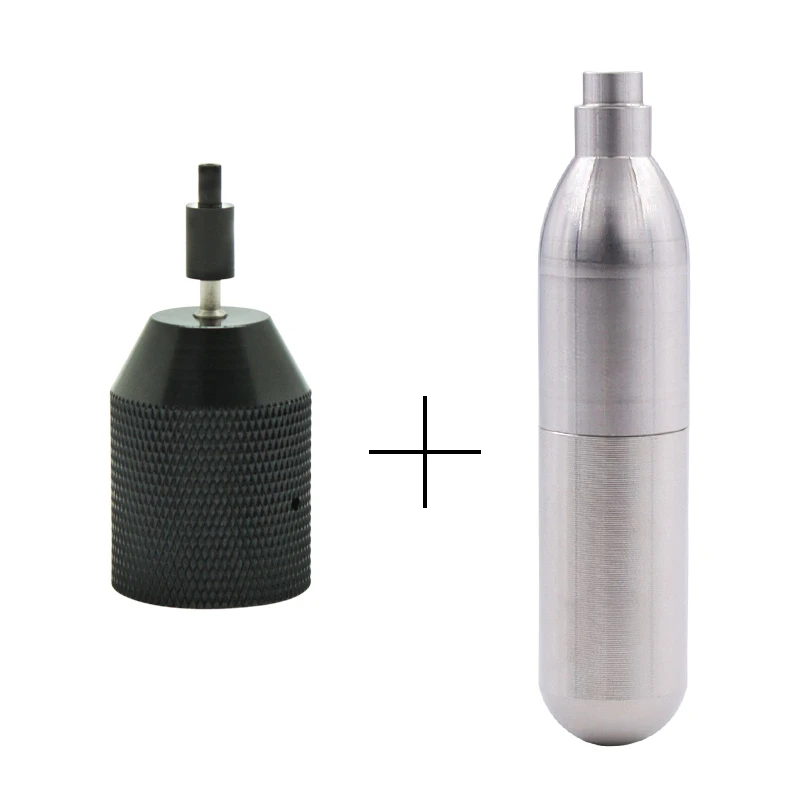 Hpat 12g Reusable Airsoft Refillable Unthreaded Recharge Co2 Cartridge