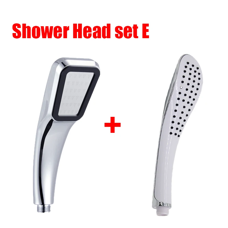 Type E Zhangji shower head top quality high pressure standard shipping shower promotion buy one get one free - Color: Type E