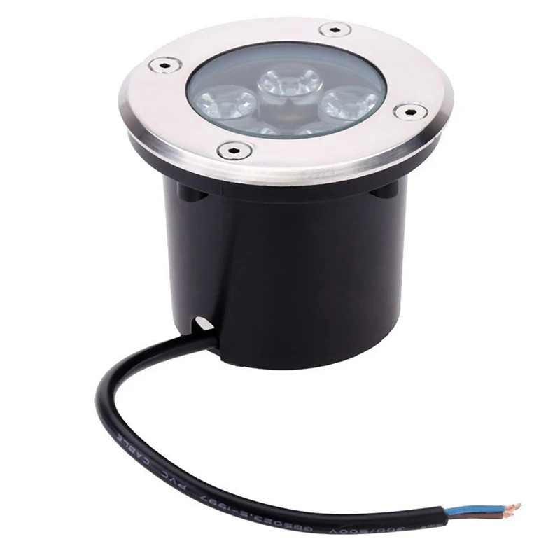 

5W LED Outdoor Ground Spot Light Garden Path Floor Underground Buried Yard Lamp Spot Landscape Light IP67 Waterproof AC 85-265V
