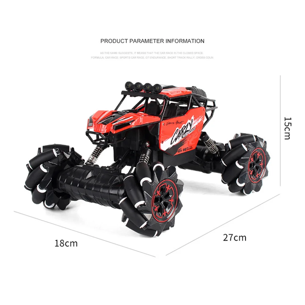 4WD Электрический Радиоуправляемый автомобиль Рок Гусеничный пульт дистанционного управления игрушечные машинки на радиоуправлении светодиодные внедорожные игрушки с музыкой для мальчиков Детский подарок