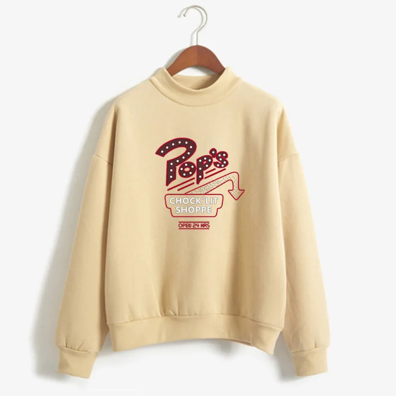 2019 Riverdale Pop's Chock'lit Shoppe толстовка с круглым вырезом уличная одежда South Side Serpents
