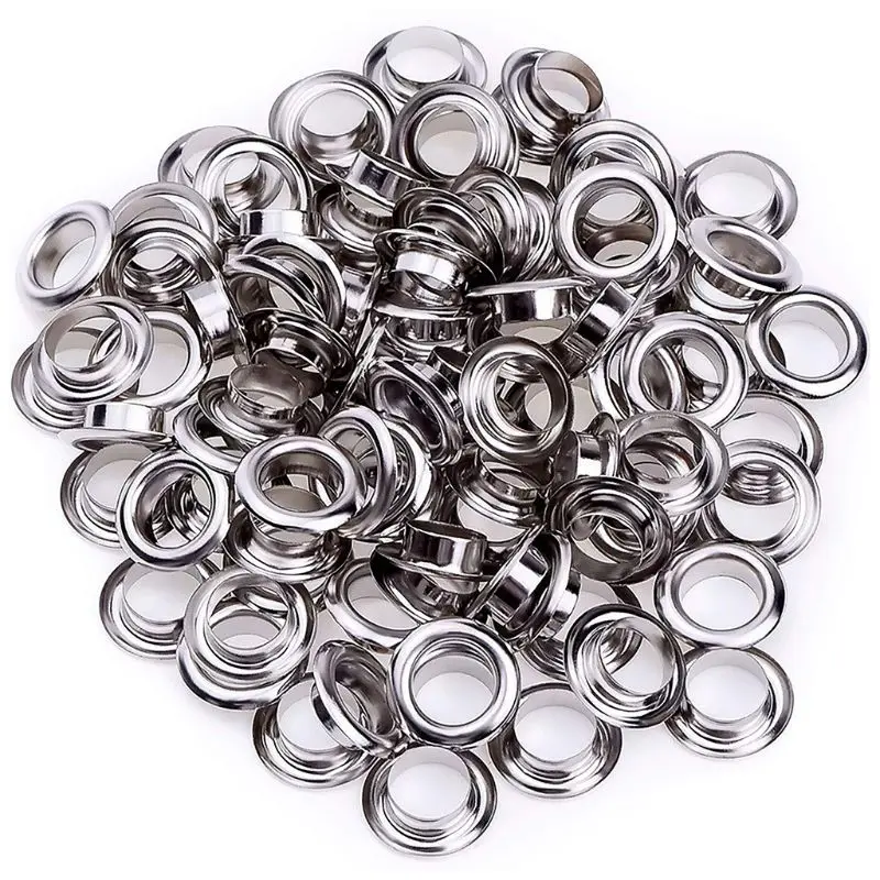 A Set Metal Grommets Eyelets Set Tool Kit Repair Canvas Tent Scrapbooking Shoes M7DA