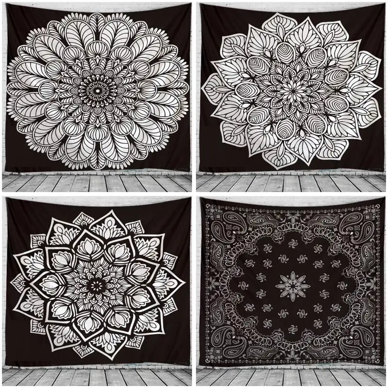 Гобелен Мандала BohoTapzi колдовство гобелены настенные Висячие для украшения дома