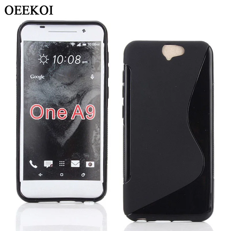 

OEEKOI S Line Design Soft TPU Cover Case for HTC U Play/U11/One A9
