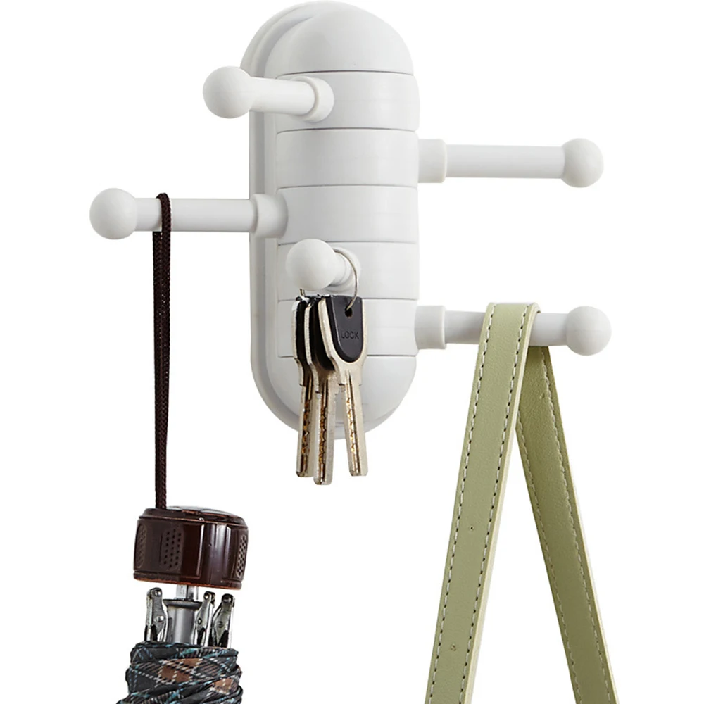 2020 домашний настенный пальто стеллаж вращающийся крюк пять крючок Домашние