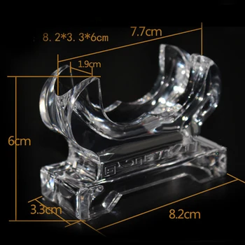 

Semicircle Acrylic Bracelet Wristband Display Stand Holder Show Case W/ Base
