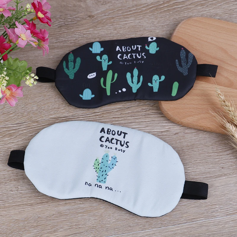 1pc Soft Padded Sleep Shade Cover Cute Sleeping Mask Comfort Rest Relax Blindfold Sleeping Aid Eye Patch Hot Sale