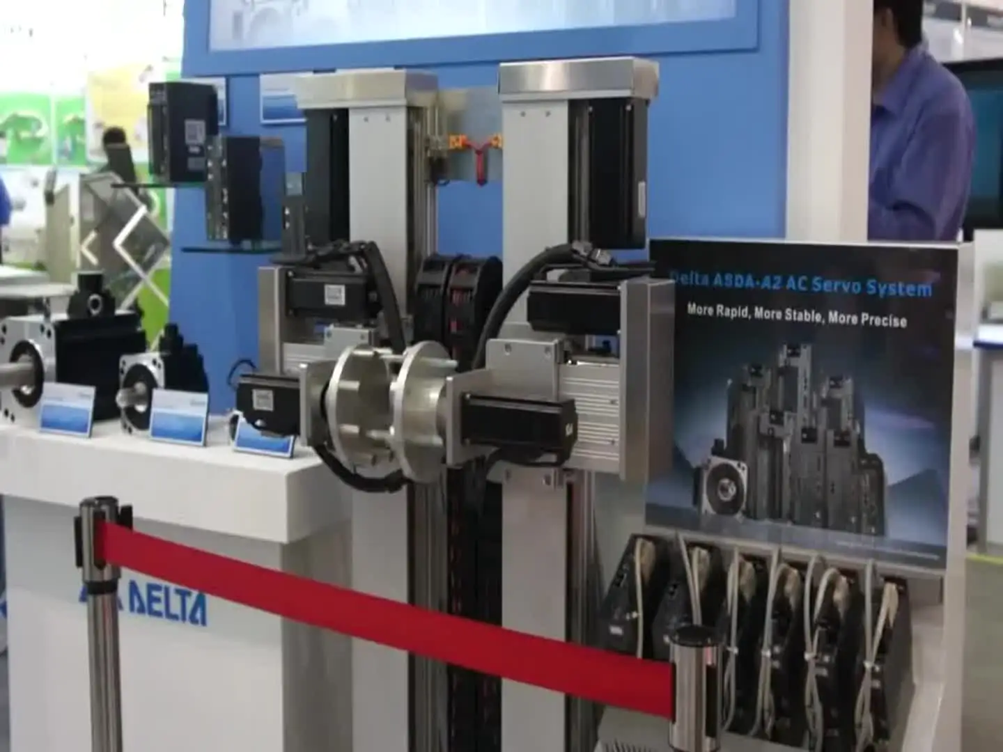delta 1.5kw servo motor 130mm 7.16N.m 2000rpm with 17bits encoder,220v single phase syntron servo drive ASD-B2-1521-B