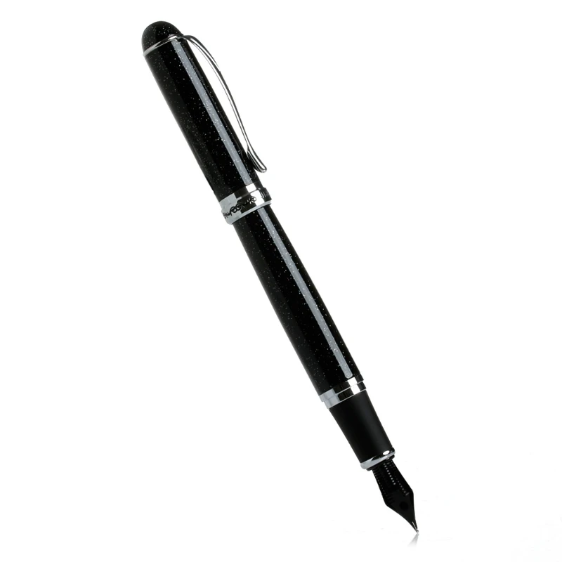 Режим Jinhao X750 PLUME chatoyants Noir sables moyen NIB LX9A