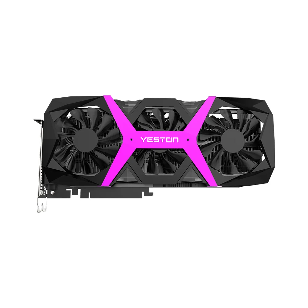 Yeston Radeon RX580-8G GDDR5 256bit игровой ACE PCI Express x16 3,0 видеокарта DVI-D+ HDMI+ 3DP Polaris 20for Настольный