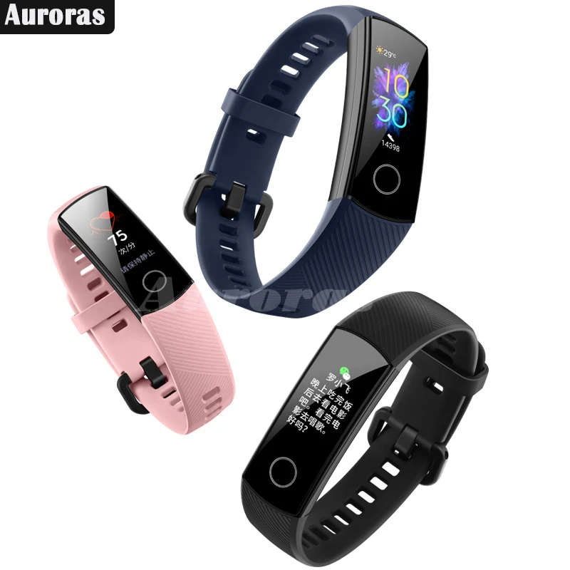 2 шт. для Honor Bnad 5 Защитная пленка закаленное стекло Смарт-часы для Honor Band 4 Чехол