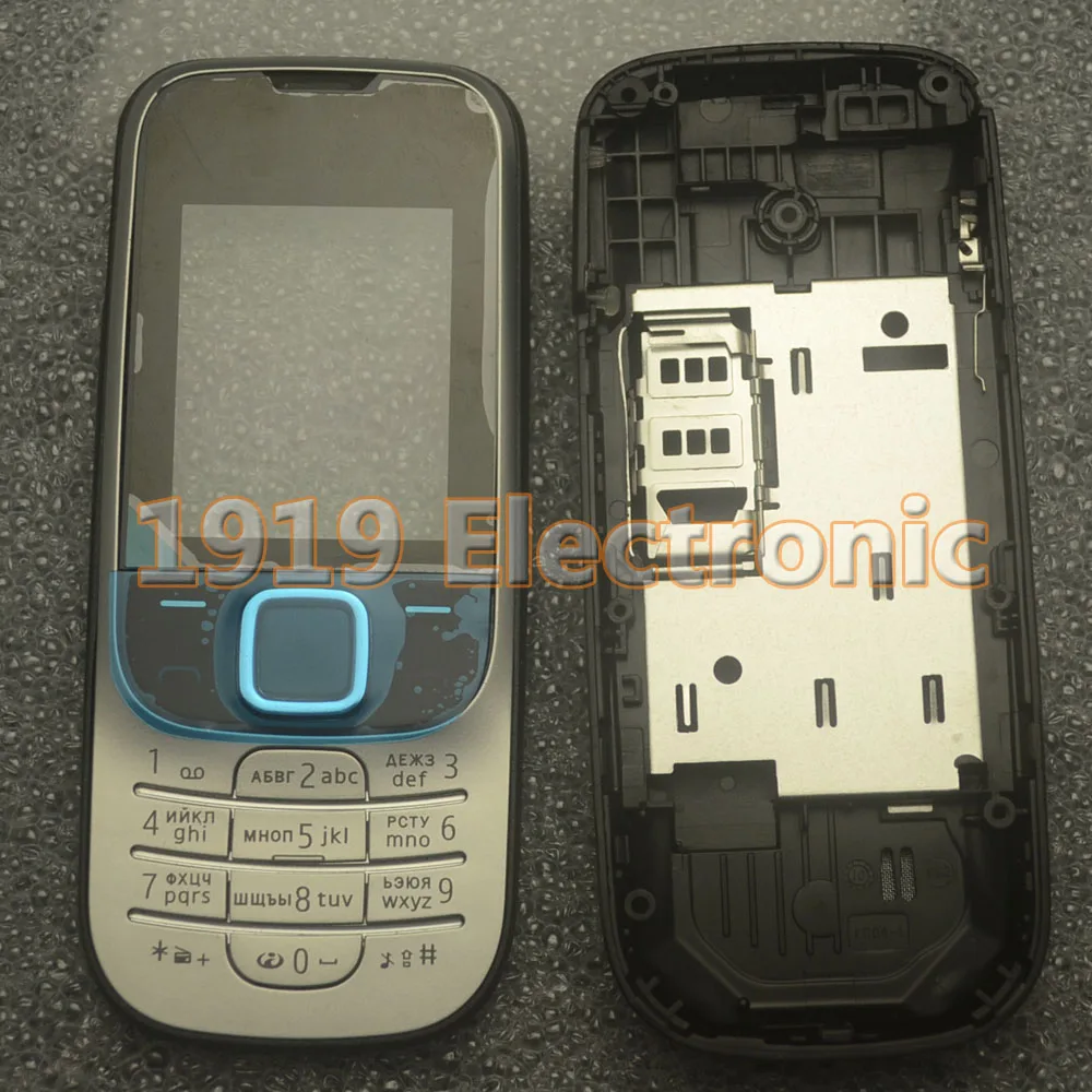 Полный Мобильный телефон Корпус чехол+ Русская клавиатура для Nokia 2330 2332c+ отслеживание
