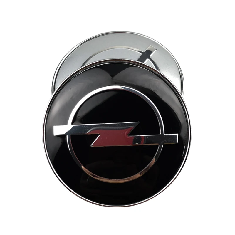 60 шт. 58 мм/59 мм 60 мм Opel Авто Стайлинг крышки обода Логотип колеса колпачки эмблема Центр Колпачки значок колеса центр ступицы аксессуары - Цвет: 60mm black