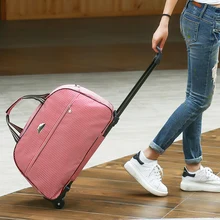 Сумка на колесиках, сумка для багажа, Женская дорожная сумка на колесиках, Большая вместительная сумка для посадки, Мужская Дорожная сумка на колесиках на короткое расстояние, ручная сумка