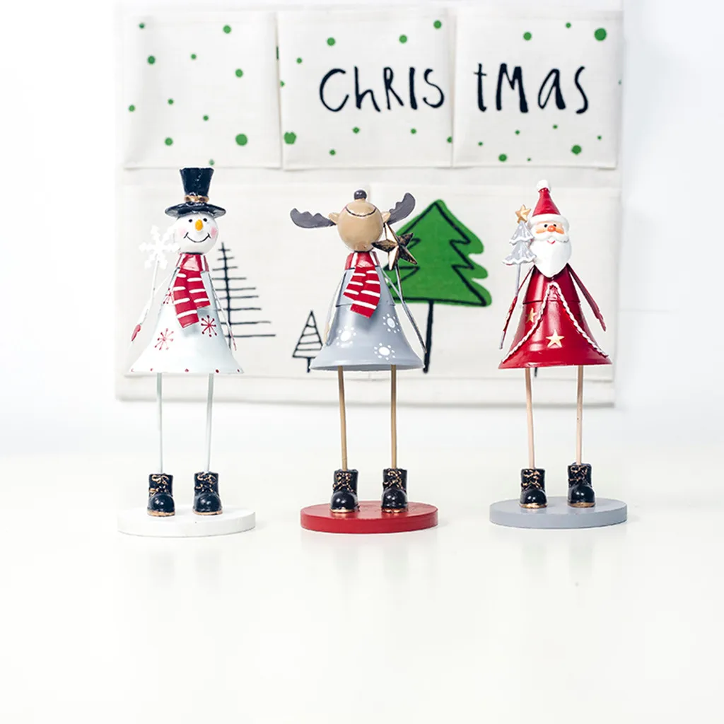 

Christmas Decorations For Home Explosion Mini Cute Gift New Year2020 Tree Decoration Wrought Iron Native Xmas Natale Ornaments#Y