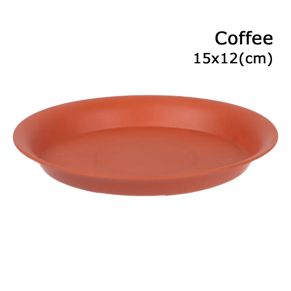Set of 3 Round Heavy-Duty Plant Saucer Drip Trays for Indoor and Outdoor Use