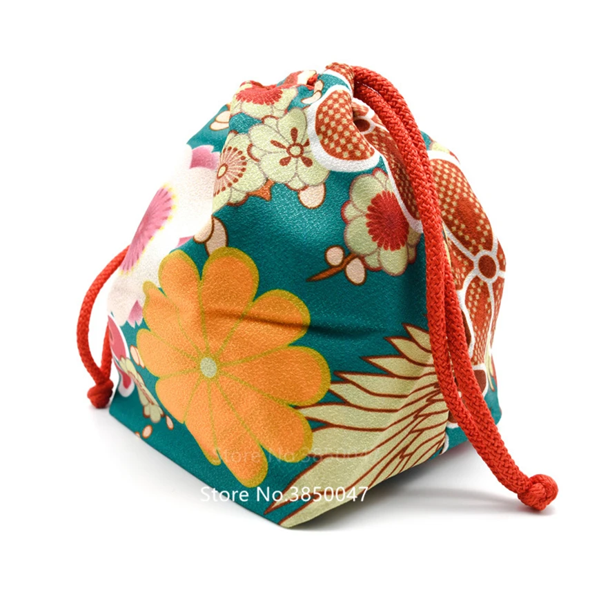 Женская сумка кимоно в японском стиле Yukata Kawaii винтажная с цветочным принтом Haori