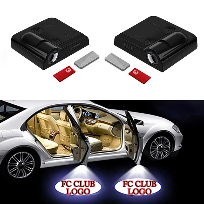

1pcs Wireless Led Car Door Welcome Laser Projector Logo Ghost Shadow Light Car Styling car welcome door light Car Accessories