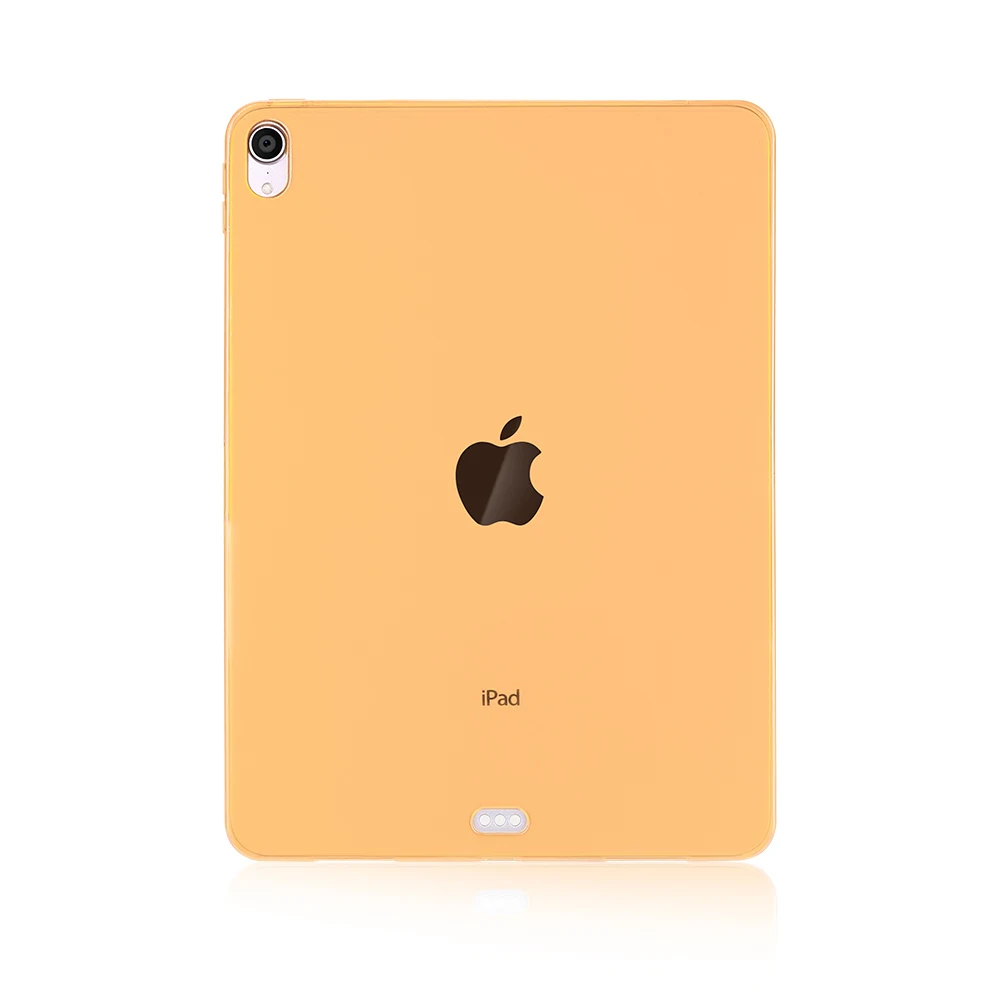 Чехол для iPad Pro 11, мягкий силиконовый чехол из ТПУ, полная защита для iPad Pro 11, чехол, твердый прозрачный чехол - Цвет: Gold
