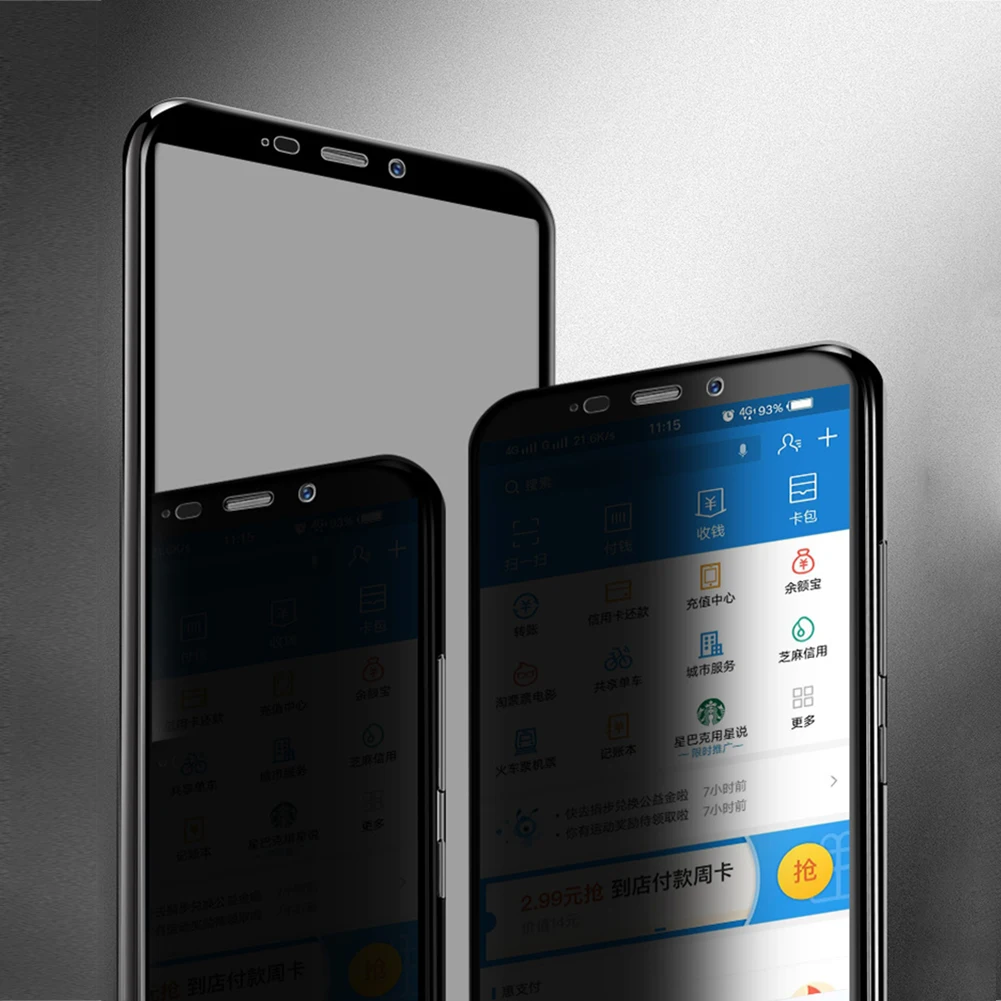 

Full Screen Coverage Privacy Screen protector Anti-spy Anti-scratch