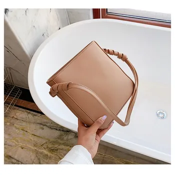 

New Fashion High Quality Bucket Bags For Women 2020 PU Leather Crossbody Bags Sac Femme Handbags Women Designer Shoulder Bag