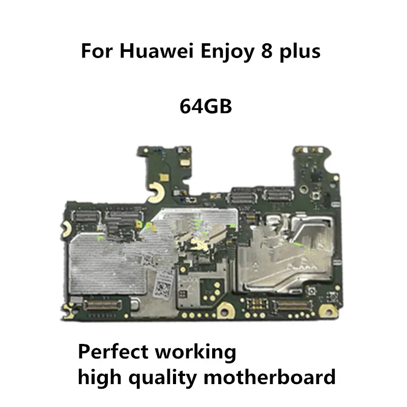 64 Гб используется для huawei Enjoy 8 plus разблокированная оригинальная материнская плата Android OS логическая плата с полными чипами