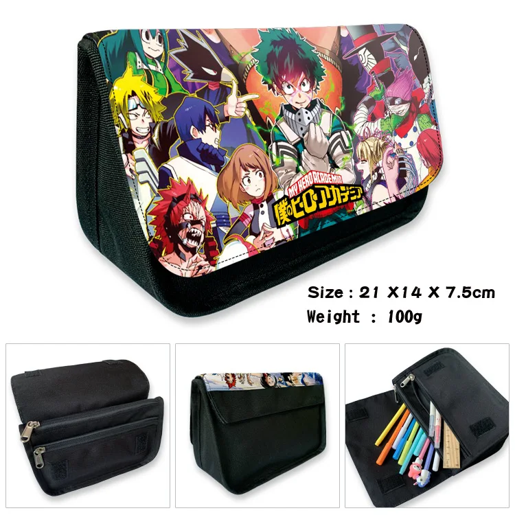 NEW Anime My Hero Academia pattern canvas high-capacity Pencil bag toys Gift For kids | Игрушки и хобби
