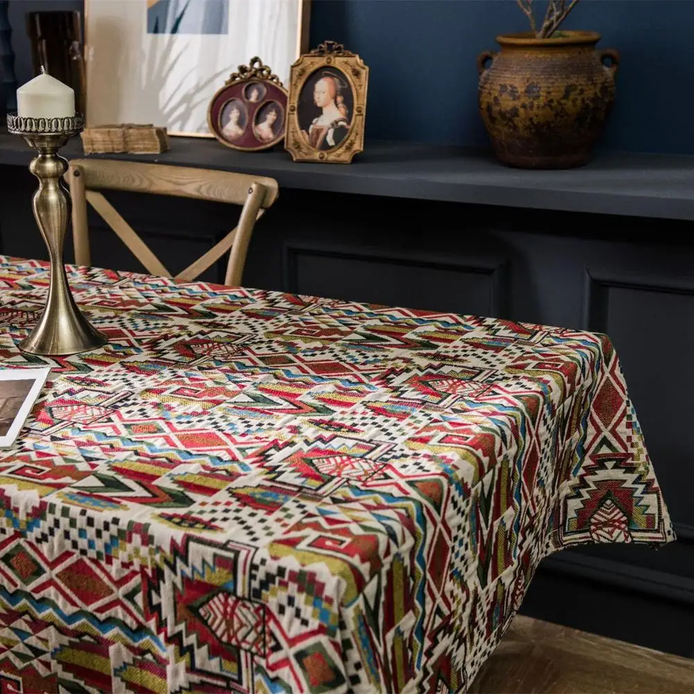 Скатерть льняная прямоугольная для обеденного стола защитная моющаяся уличная