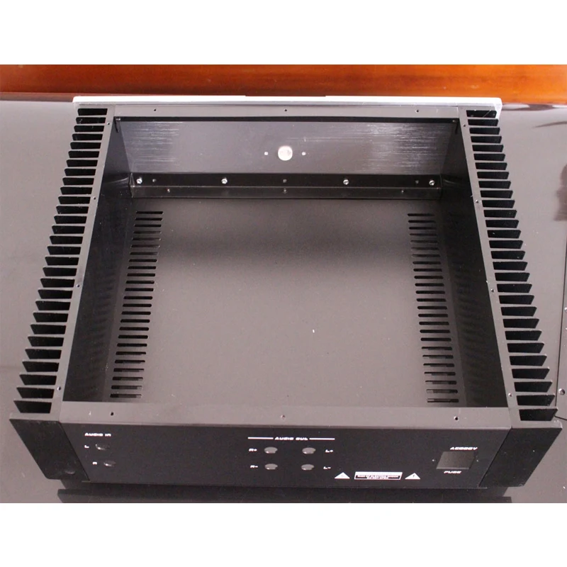 Caixa de Alumínio Dissipação de Calor Classe a A4311 Kyyslb-capa Amplificadora Chassis Amplificador 430x115x305mm Diy - Image 2