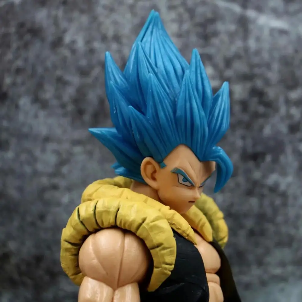 Аниме 32 см Dragon Ball Super GROS Grandista ROS Gogeta синие волосы ПВХ фигурка Коллекция Модель