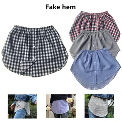 Elastic Women Extender Underskirts Hoodies Sweaters Fake Hem Foldable Bottoming Thin Buttocks Skirts Available In All Seasons