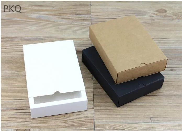 

32*20*5cm Kraft Paper Drawer Boxes Jewelry Packing Box Large Gifts Packaging Box Party DIY Craft Big Carton Box