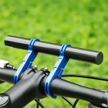 

Bicycle Multi-function Extension Frame Aluminum Alloy Double-bar Extension Bracket Flashlight Mobile Phone Extender Bracket