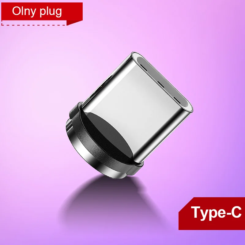 Магнитный кабель OLAF 3A для зарядки телефона, кабель Micro USB, магнитное зарядное устройство 2 м, кабель usb type C USB C для iPhone, samsung, Xiaomi - Цвет: Only Type c Plug