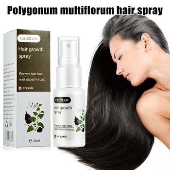 

Hair Growth Spray Polygonum Multiflorum Essence Hair Growing Spray Fast Grow Hair for Women Men 20ml LDO99