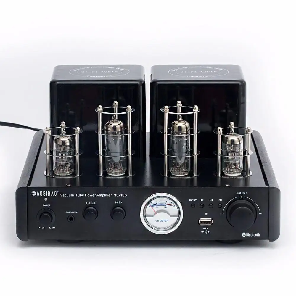NE-10S Встроенный 4,0 Bluetooth MP3 WAV lossless USB 210 V-240 V 25W 2,0 домашний аудио ламповый HIFI усилитель