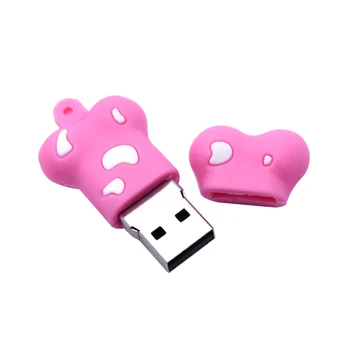 

Good Gifts Lovely Cartoon USB Flash Drive 128MB 32GB 64GB Mini Bone Pen Drive Portable Pendrive Bulk Gift Storage flash disk