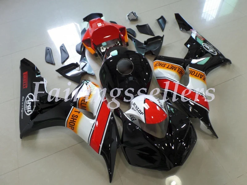 Pirelli Race Литьевая Форма ABS Полный комплект обтекателя Подходит для Honda CBR1000RR 06 07 2006 2007 1000RR Обтекатели зеленый красный черный - Цвет: Pirelli Race