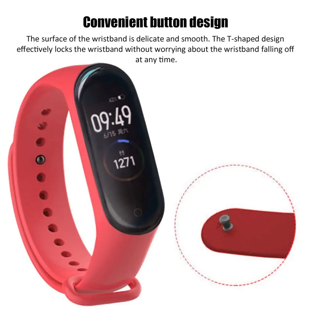 Браслет для xiaomi mi Band 3 4 спортивный ремешок часы силиконовый ремешок для xiaomi mi band 3 4 браслет mi band 4 3 ремешок