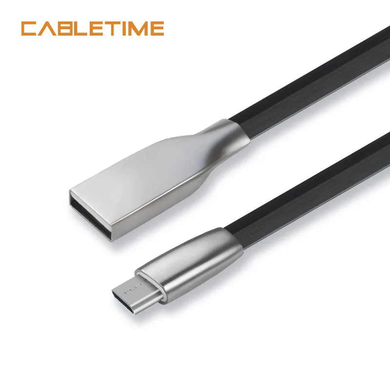 Cabletime Тип c кабель быстрой зарядки USB-type c для синхронизации данных Зарядное устройство кабель USB-C для Xiaomi кабель для зарядки или передачи данных со штекером N065