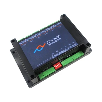 

6 in 6 out relay module 485 switch value acquisition 12V / 24V optocoupler isolation industrial grade zz-io606