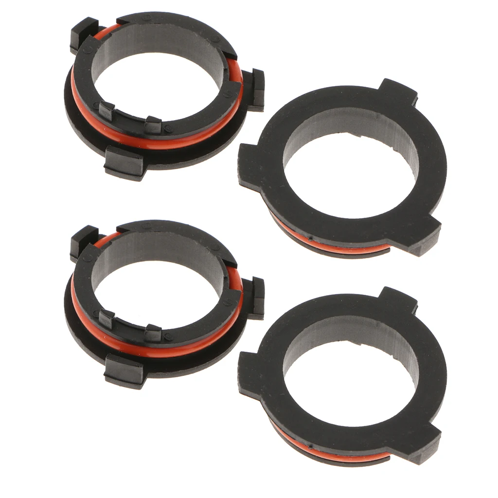 2 Pair H7 LED Bulb Headlight Holder Conversion Kit For  Opel Vauxhall Astra