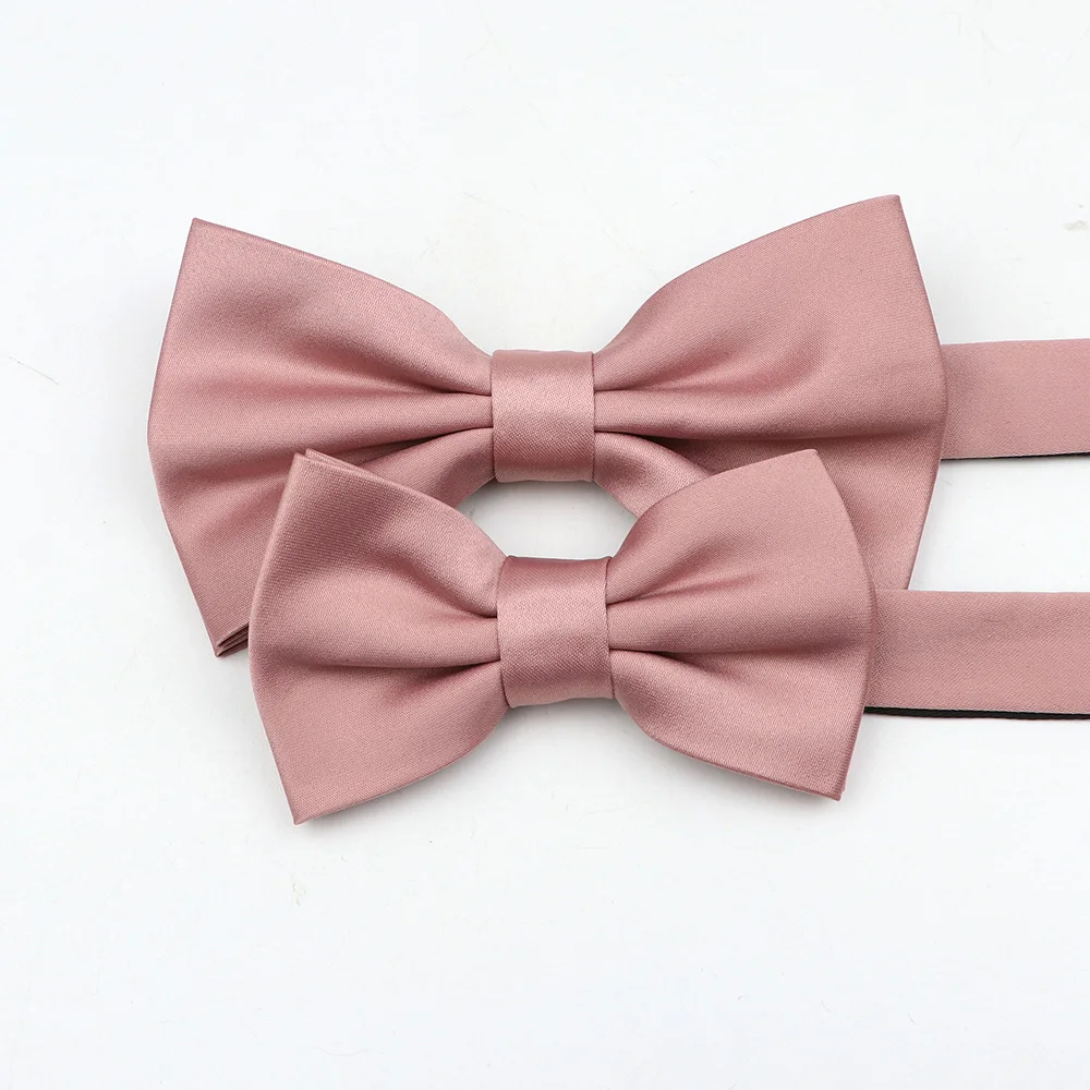 29 Colors Solid Fashion Bowties Groom Men Kids Formal Colourful Parent-Child Bowtie Set Butterfly Wedding Bow Tie Accessory Gift