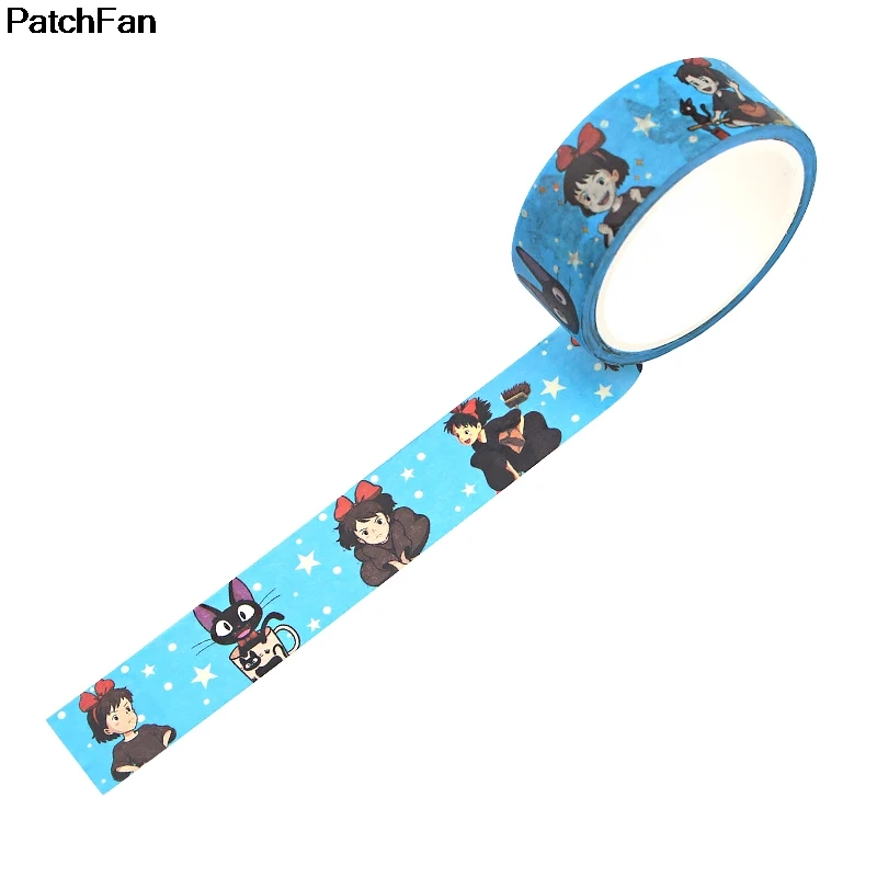 Patchfan Kiki служба доставки Сделай Сам Скрапбукинг липкий клей Васи бумага маскирующая лента печатные узоры наклейки Наклейка A2671