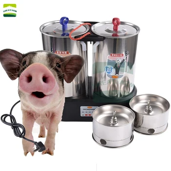 

Piglet intelligent milk replenisher double barrel milk constant temperature feed piglet weaner mother machine feeding equipment