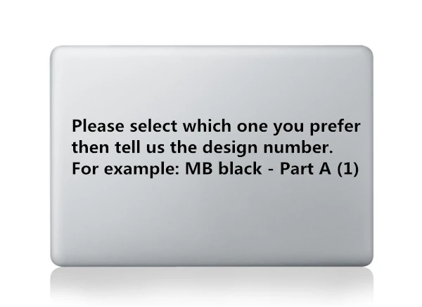PlEASE CHOOSE YC стикер-частичный стикер для MacBook ноутбука - Цвет: PlEASE CHOOSE