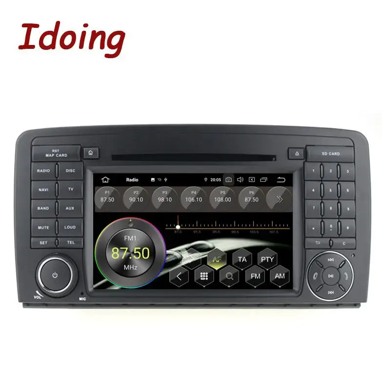Standard Idoing " 2Din Andriod9.0 автомобильный Радио, DVD, GPS мультимедийный плеер для Mercedes-Benz W215/W220 PX5 4G+ 64G 8Core ips экран навигации - Цвет: Standard