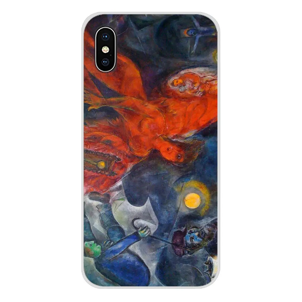 Аксессуары, чехлы для телефона, Марк Шагал, живопись для Apple IPhone X XR XS 11Pro MAX 4S 5s 5C SE 6S 7 8 Plus ipod touch 5 6 - Цвет: images 4